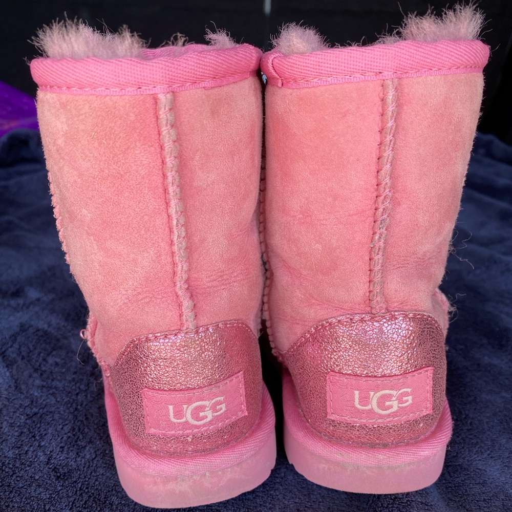 UGG Boots Little Girl Size 10 in Pink